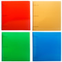 JAM Paper Designders 2" 3-Ring Non-View Binders, Assorted, 4/Pack (820T2ASSRT)