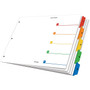 Cardinal® 11" x 17" OneStep® Printable Table of Contents and Dividers, 5-Tab, Multicolor, 1/St (65dd07bee8837636b11a9712_ud)