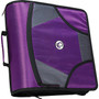 Case•it D-186  4" Zipper Binder with Built-in Tab File (65dd07c0e8837636b11a9736_ud)
