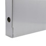 Bindertek Metal Heavy Duty 3" 3-Ring Non-View Binders, D-Ring, Silver (MTBIND-EF)