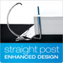 Cardinal ExpressLoad ClearVue 2" 3-Ring View Binders, D-Ring, Black (49121)