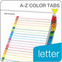 Cardinal OneStep Printable Table of Contents and Dividers, A-Z - 26-Tab, Multicolor, 1/St (65dd0807e8837636b11a9967_ud)