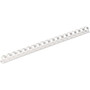 Fellowes 1/2" Plastic Binding Spine Comb, 90 Sheet Capacity, White, 100/Pack (52372)
