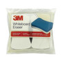 3M Whiteboard Eraser, for Permanent Markers and Whiteboards, White/Blue, 2/Pack (581-WBE)