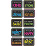 Ashley Productions Non-Magnetic Mini Whiteboard Erasers, Character Building, 10 Per Pack, 3 Packs (ASH78004-3)