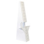 Lineco Self-Stick Double Wing Easel Backs, Size 15", White, Pack of 25 (L328-1239)