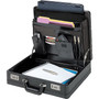 Solo New York Leather Expandable Computer-Friendly Attache, 13"H x 18"W x 4" - 5"D (65dd090ce8837636b11aa457_ud)