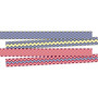 Barker Creek Chevron Nautical Double-Sided Border 2-Pack (2 designs), 70 Feet/Set (BC3740)