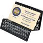 Artistic Urban Collection Punched Metal Business Card Holder,  Black,  2” x 3 ½”,  50 Card Capacity (ART20001)