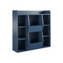Ameriwood Tyler 40.8"H 9-Shelf Bookcase, Navy Particle Board (4865837COM)