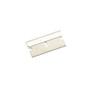 Garvey Heavy-Duty Single-Edge Cutter Blade for Jiffi-Cutter and Window Scraper, Silver, 100/Pack (CUT-40474)