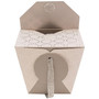 JAM PAPER Paper Chinese Take Out Containers, Small / Mini (2 1/2 x 2 x 2 1/2), White with Silver, 3/pack (65dd09fee8837636b11aad73_ud)