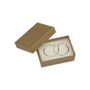 Bags & Bows® 3 1/16" x 2 1/8" x 1" Kraft Jewelry Boxes, Natural, 100/Pack (65dd0a12e8837636b11aadbb_ud)