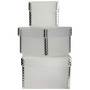 JAM PAPER Nesting Box Set, Small, Medium & Large, Clear Frost, 3/pack (65dd0a13e8837636b11aadce_ud)