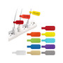 Wrap-It Storage Cable Labels, Assorted Colors, 10/Pack (410-CL-MD-MC)