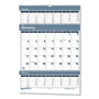 2022-2024 House of Doolittle Recycled Bar Harbor 15.5" x 22" Three-Months-per-Page Wall Calendar (HOD343)