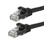 Monoprice FLEXboot Series 7' 24AWG Cat6 UTP Ethernet Network Cable, Black (65dd1118e8837636b11ac5a7_ud)