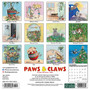 2024 Willow Creek Gary Patterson's Paws n Claws 12" x 12" Monthly Wall Calendar, Multicolor (34835)