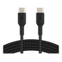 Belkin BOOST CHARGE 6.56' USB Type-C to Type-C Power Cable, Male to Male, Black (CAB004BT2MBK)