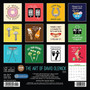 2024 Willow Creek The Art of David Olenick Puns 7" x 7" Monthly Wall Calendar, Multicolor (36952)