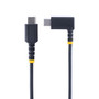 StarTech.com 6.6ft USB-C Cable, Charge/Sync, Right-Angled USB C, Black (R2CCR-2M-USB-CABLE)