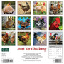 2024 Willow Creek Just Us Chickens 12" x 12" Monthly Wall Calendar, Multicolor (34156)