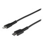 StarTech.com 3.3' Lightning to USB C Cable, Black (RUSBCLTMM1MB)