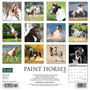 2024 Willow Creek Press Paint Horses Wall Calendar 12" x 12" (34798)