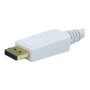 Monoprice 6015 6' DisplayPort/DVI Video Cable, White (65dd11dde8837636b11acbe3_ud)