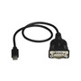 StarTech USB C to Serial Adapter, with COM Port Retention, USB C to DB9 Cable or RS232 Cable (ICUSB232PROC)
