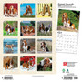 2023 BrownTrout Basset Hounds 12" x 12" Monthly Wall Calendar, (9781975451202)