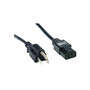 Comprehensive PWC-BK-3 3 ft. Standard Power Cord Power Cable, Black (65dd120ae8837636b11acd34_ud)