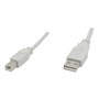C2G® 16.4' USB 2.0 A To B Cable, White (65dd1218e8837636b11acdb1_ud)