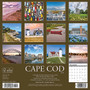2024 Willow Creek Cape Cod 12" x 12" Monthly Wall Calendar, Multicolor (32831)