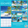 2024 TF Publishing 12" x 12" Tropical Escapes Wall Calendar (24-1042)