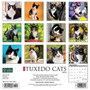 2024 Willow Creek Just Tuxedo Cats 12" x 12" Monthly Wall Calendar, Multicolor (35689)