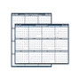 2023-2024 House of Doolittle 24" x 18" Academic Yearly Wet-Erase Wall Calendar, Reversible, Blue (3965-24)