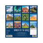 2024 Willow Creek Wonders of the World 12" x 12" Monthly Wall Calendar, Brown/Blue (37539_1)