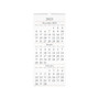 2023 AT-A-GLANCE 12" x 27" Three-Month Wall Calendar, Black/White (SW115-28-23)