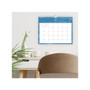 2023-2024 Blue Sky Oceanic Blue 8.75" x 11" Academic Monthly Wall Calendar, Blue/White (142463)