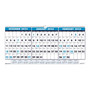 2023 House of Doolittle 17" x 8" Three-Month Wall Calendar, White/Blue (3647-23)