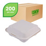 Eco-Products Vanguard Clamshell Box, 200/Carton (EP-HC91NFA)