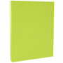JAM PAPER 8.5" x 11" Color Cardstock, 65lb, Ultra Lime, 100/pack  (104067G)
