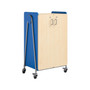 Safco Whiffle Typical 14 48" x 30" Particle Board Double-Column Mobile Storage, Spectrum Blue (3934SBU)