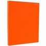 JAM PAPER 8.5" x 11" Color Cardstock, 65lb, Orange, 100/pack  (1033879G)