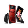 i-Blason Armorbox Metallic Red Rugged Case for Samsung Galaxy Z Flip4 (Galaxy2022-ZFlip4-5G-Armorbox-Ruddy)