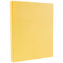 JAM Paper Vellum Bristol 67 lb. Cardstock Paper, 8.5" x 11", Light Orange, 50 Sheets/Pack (169821)