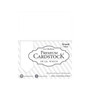 Core'dinations Premium Smooth Cardstock, White, 25 Sheets/Pack (377690)