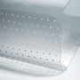 Cleated Carpet Chair Mat with Lip, 45" x 53'', Clear (UNV56807)