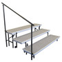 NPS Guard Rails for 3 Level Transport Risers, Black (SGRTP3)